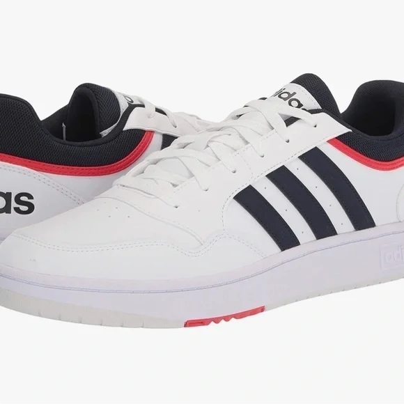 adidas | Shoes | Adidas Mens Hoops 3 Basketball Shoes Sneakers Leather Size  2 | Poshmark